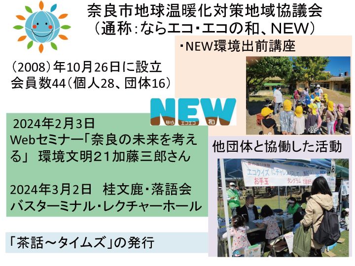 奈良市地球温暖化対策地域協議会