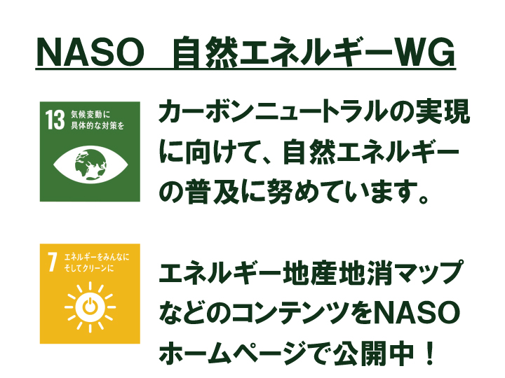 NASO 自然エネルギーワーキンググループ
